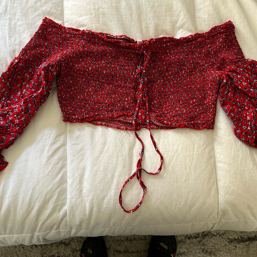 Xhilarition super crop top